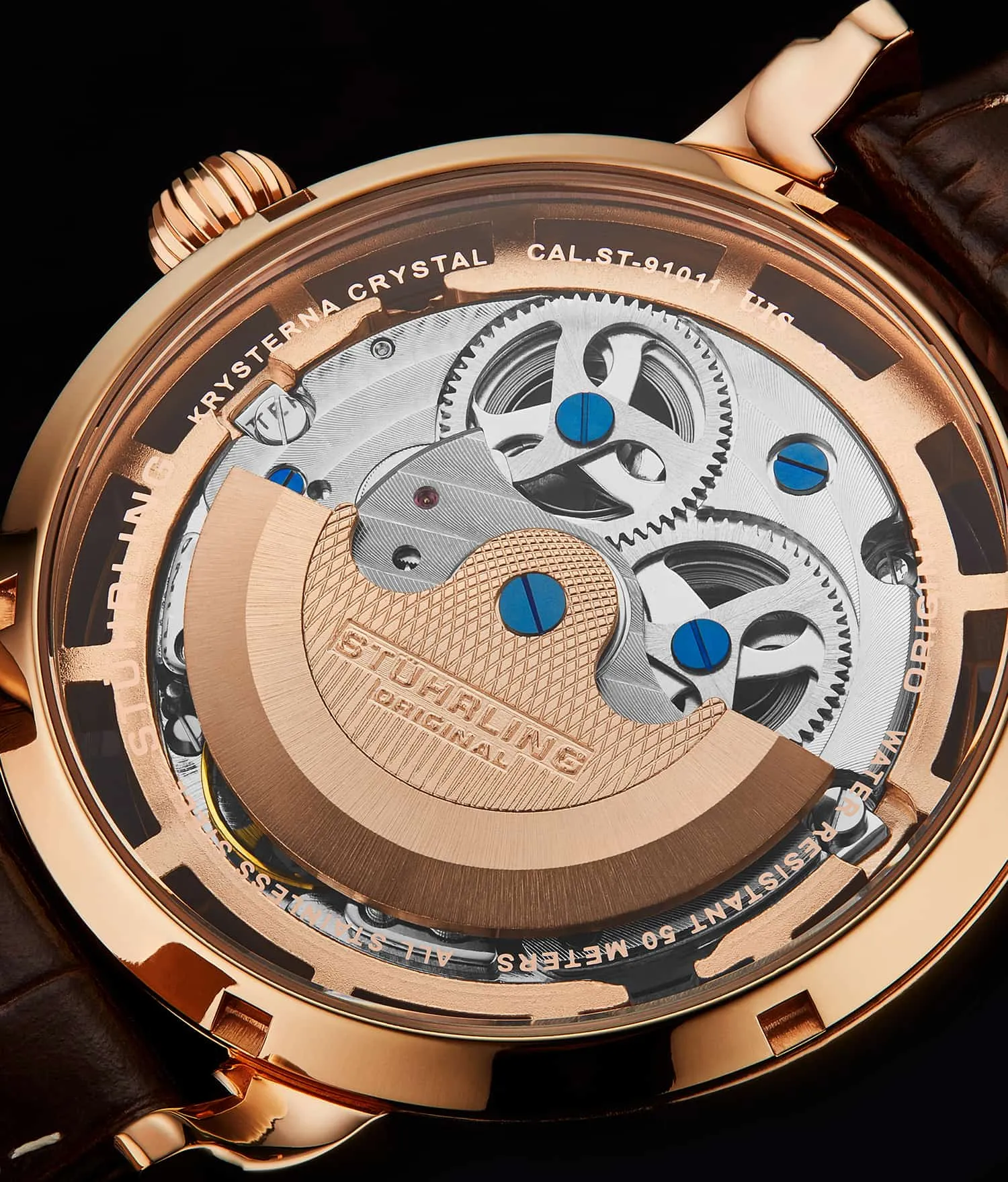 Anatol Dual Time 371 Automatic 46mm Skeleton