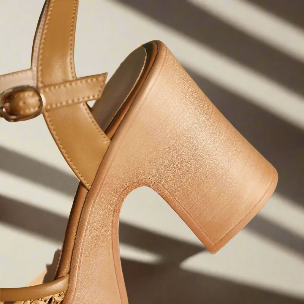 Ari Brown Platform Block Heels