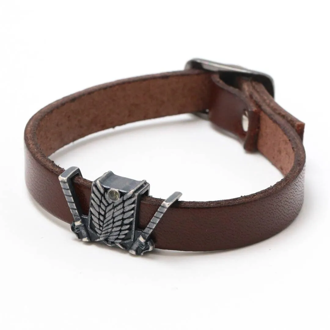 Attack on Titan Armin Arlert Leather Bracelet Japan Limited