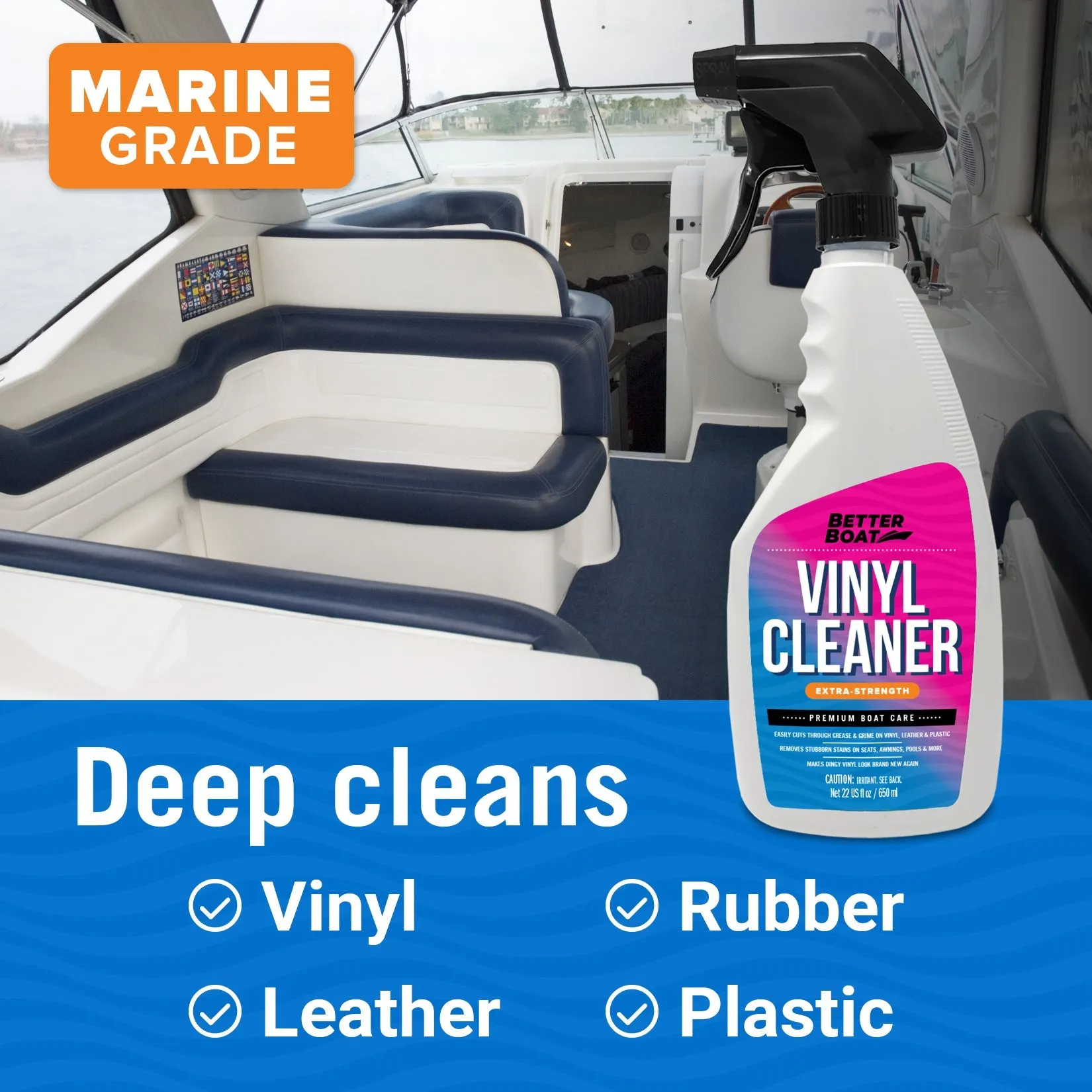 Better Boat Boat Interior Vinyl Cleaner