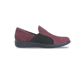 CLAY-WINE NUBUCK