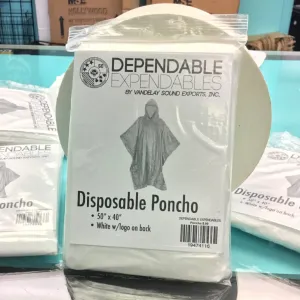 Disposable Rain Poncho