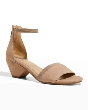 MIRTH SUEDE SANDALS W/ANKLE BAND