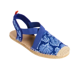 NAVY COASTAL CORAL - WOMENS SEAFARER SLINGBACK