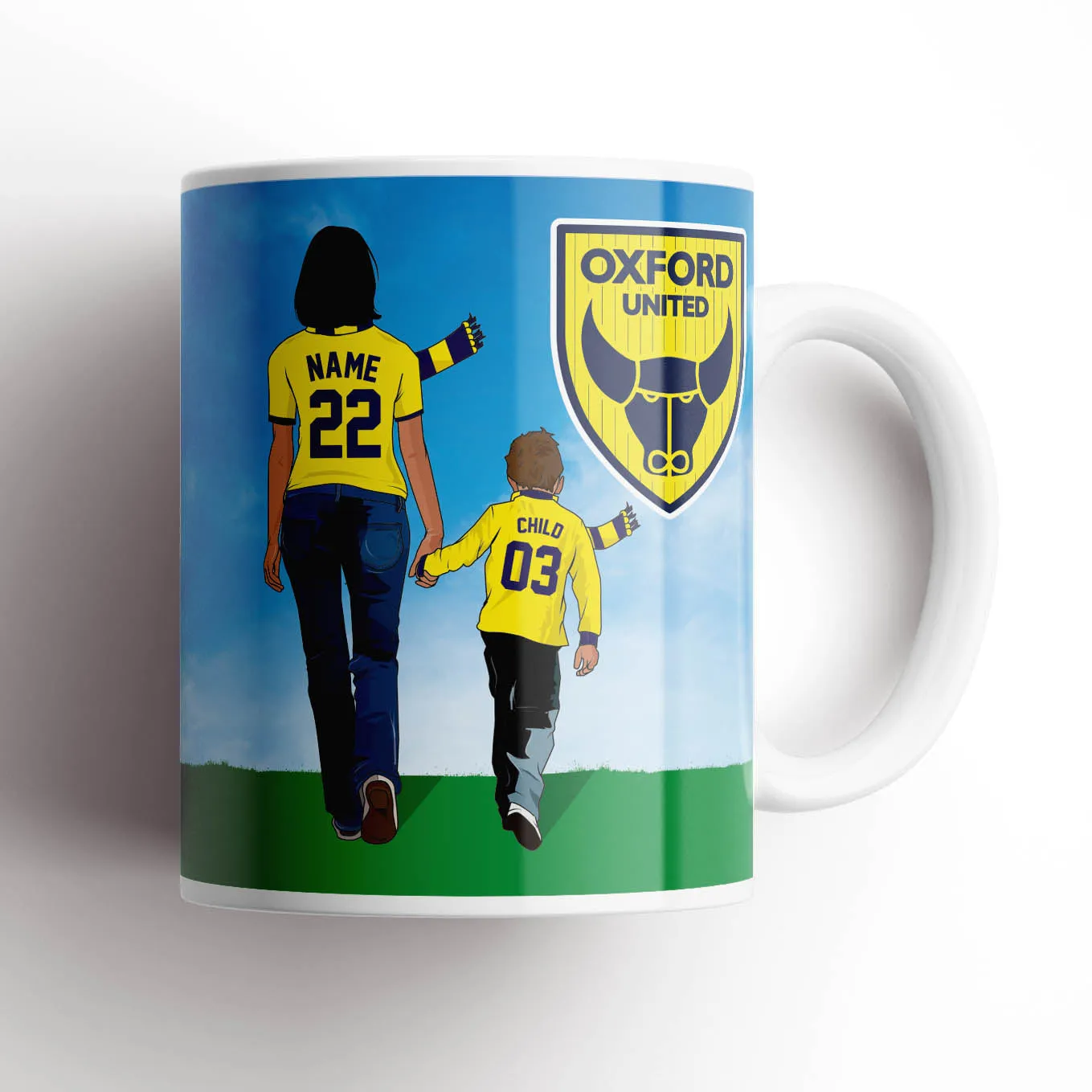 Oxford United Hand In Hand Mum Mug