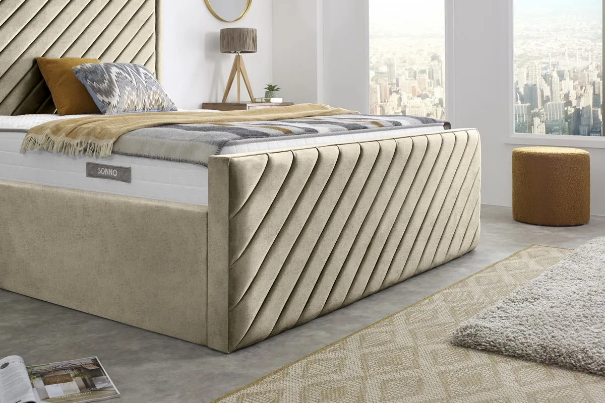 Oxford Upholstered Ottoman Bed