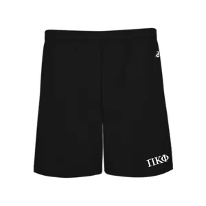 Pi Kapp 5" Black Shorts