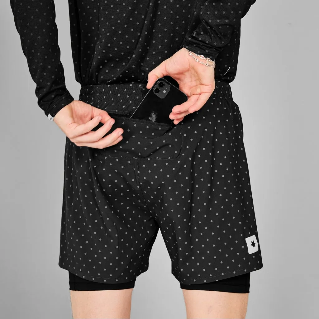 Polka 2 In 1 Pace Shorts 5''