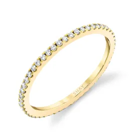 READY TO SHIP DIAMOND EVERYDAY PAVE ETERNITY BAND