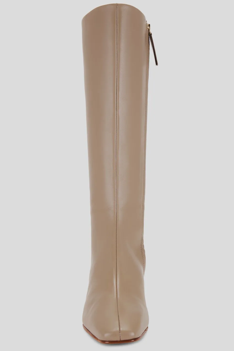 Rory Taupe  Leather Boots - Taupe