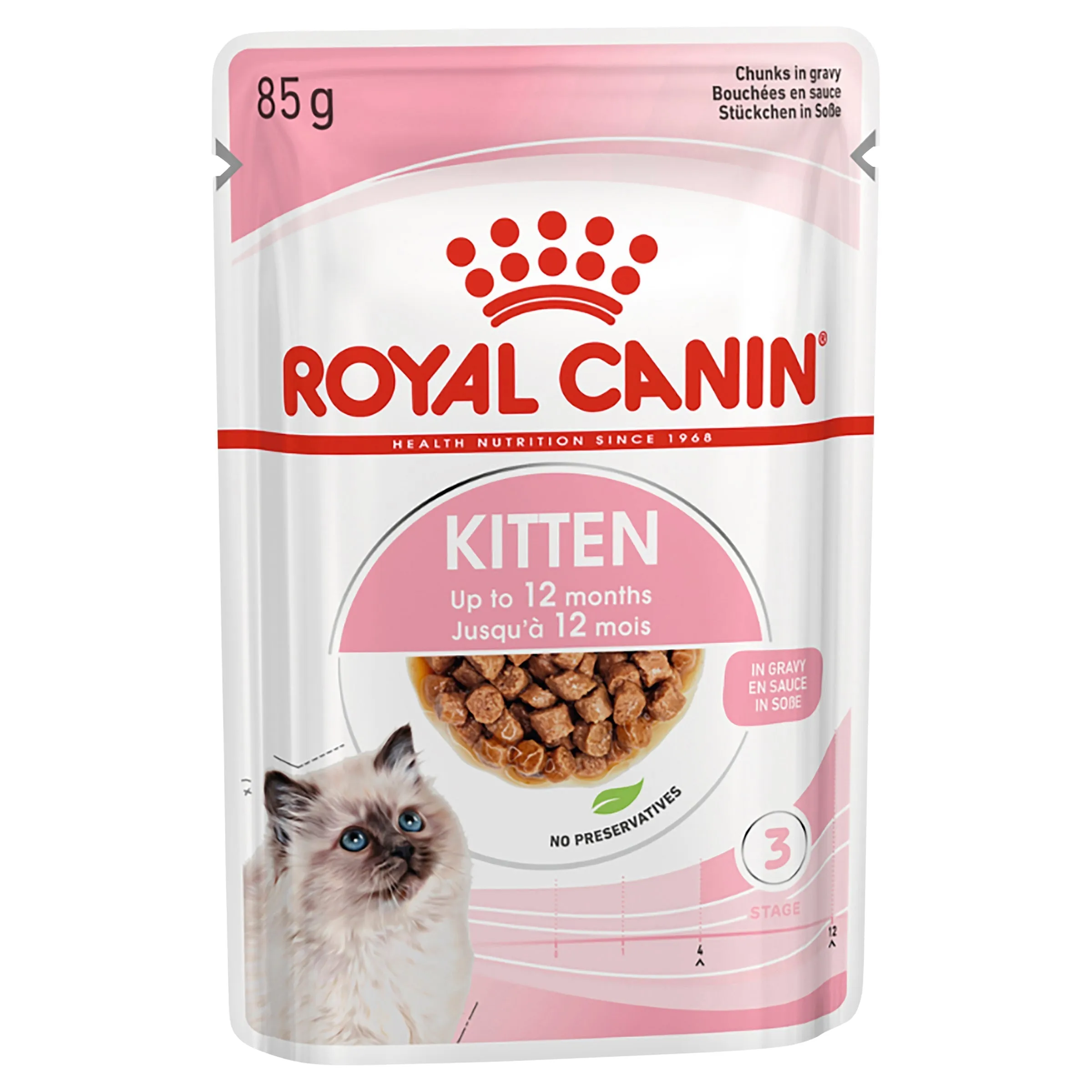 Royal Canin Kitten with Gravy Wet Food Pouch 85g