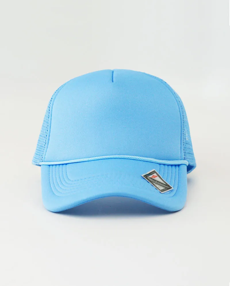 The Hat Depot - Sponge Basic One Color Trucker Cap