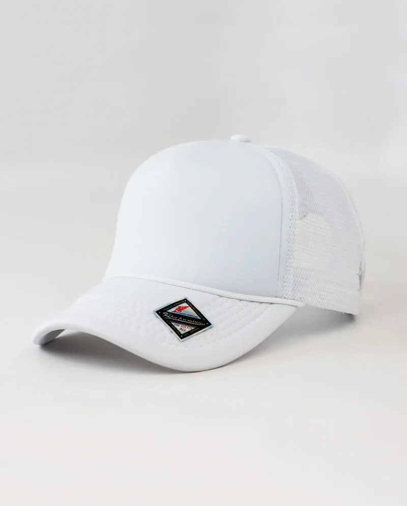 The Hat Depot - Sponge Basic One Color Trucker Cap